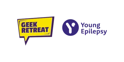 geek retreat young epilepsy logos