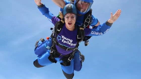 charity tandem skydive