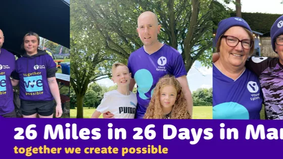 26 Miles in 26 Days banner