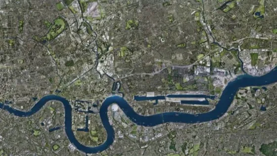 Map of London as seen on BBC's Eastenders