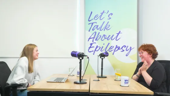 Young girls discuss epilepsy and how it affects their memory in a podcast