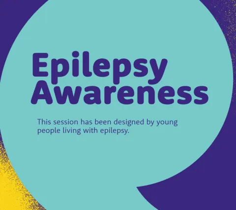 A powerpoint presentation for school is titled 'Epilepsy Awareness'.