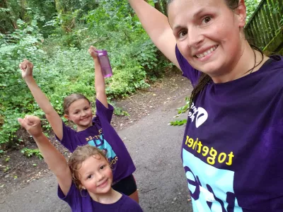 Family in Young Epilpesy T-shirts