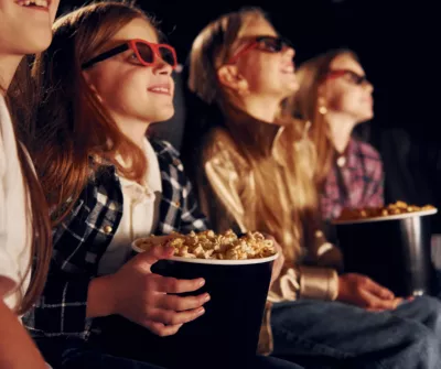 children in the cinema