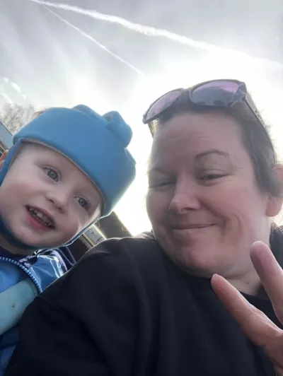 Mum with son
