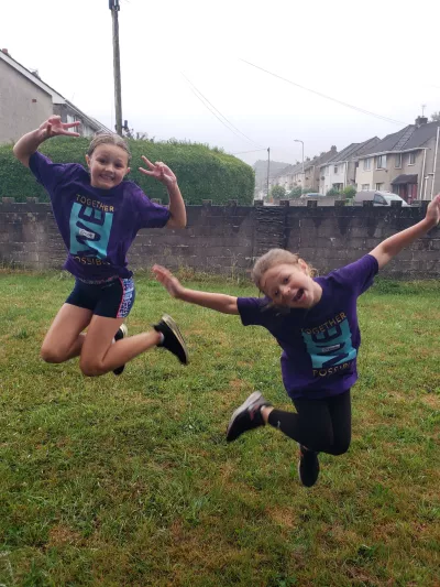 Two Young Epilepsy supporters