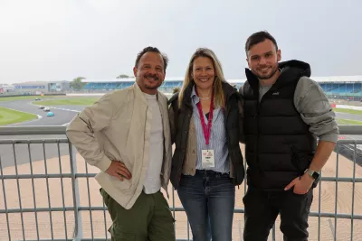 Purple Sectors 2025 Hosts Chris McCarthy, Jennie Gow and Neil Cole