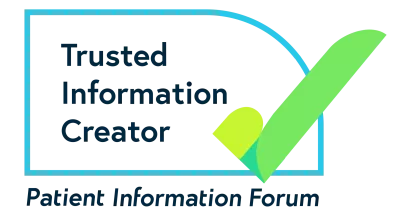 The PIFTICK logo shows Young Epilepsy is a trusted health information creator.