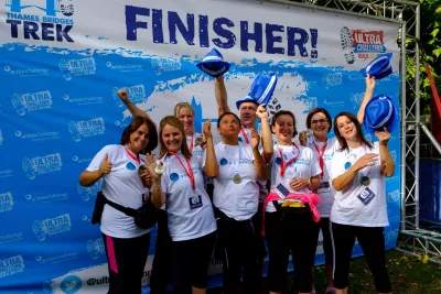 Thames Bridge Trek finishers