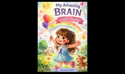 A thumbnail shows the cover from the book 'My Amazing Brain', read out on Youtube.