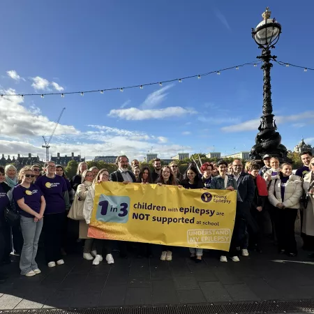 Young people from the Youth Voice Network take our message to Parliament