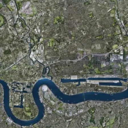 Map of London as seen on BBC's Eastenders