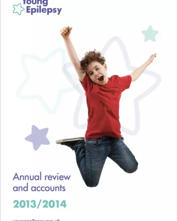 Young Epilepsy Annual Report 13-14 cover