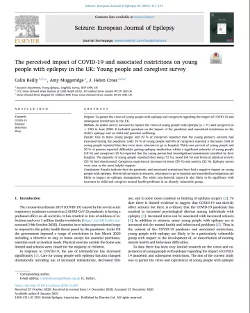 The perceived impact of COVID-19 cover