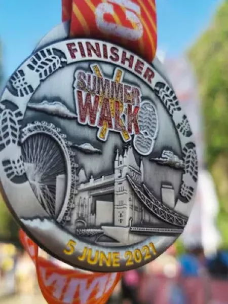 Summer walk medal