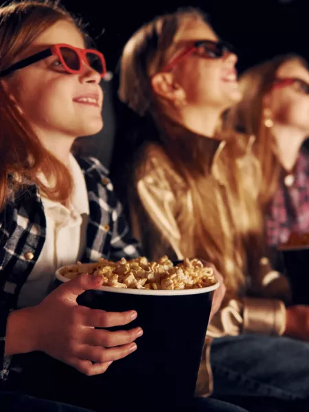 children in the cinema