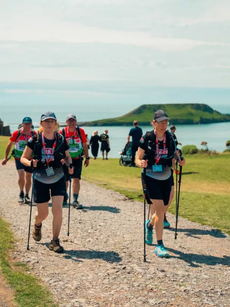 Walkers on the Gower Peninsula