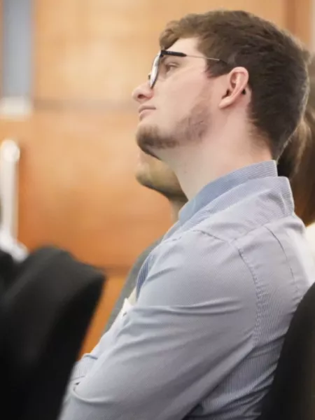 A member of the audience at Young Epilepsy Research Research 2025