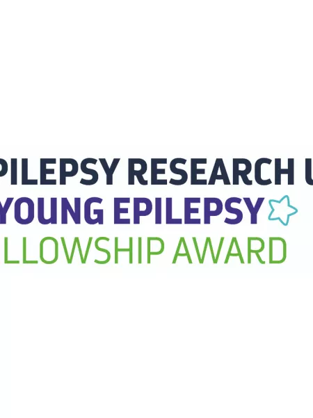 The Epilepsy Research UK & Young Epilepsy Fellowship Reward is a logo with three lines, in black, then blue, then green.